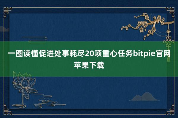 一图读懂促进处事耗尽20项重心任务bitpie官网苹果下载