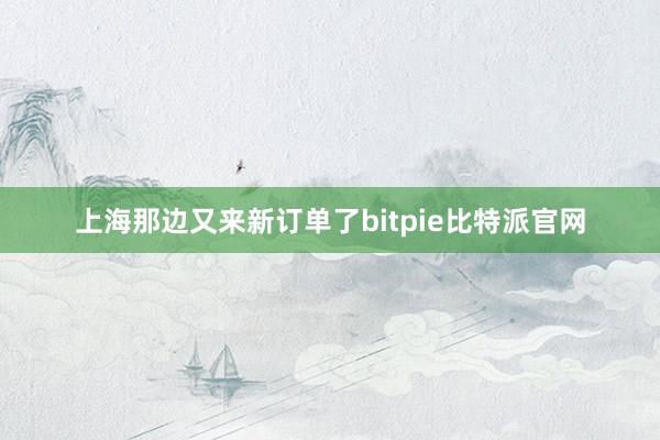 上海那边又来新订单了bitpie比特派官网