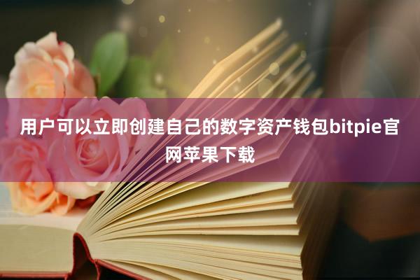 用户可以立即创建自己的数字资产钱包bitpie官网苹果下载