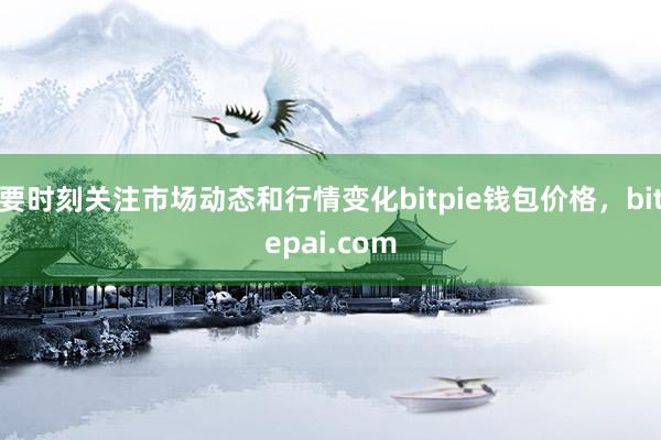 要时刻关注市场动态和行情变化bitpie钱包价格，bitepai.com