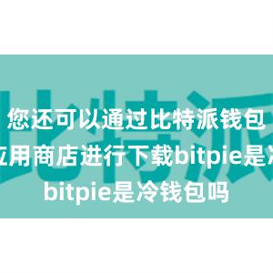 您还可以通过比特派钱包在各个应用商店进行下载bitpie是冷钱包吗