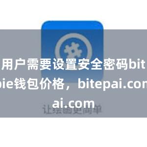 用户需要设置安全密码bitpie钱包价格，bitepai.com