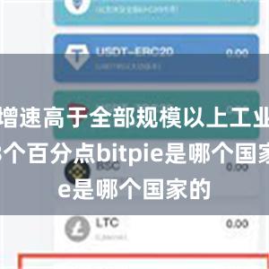 增速高于全部规模以上工业1.8个百分点bitpie是哪个国家的