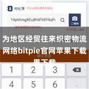 为地区经贸往来织密物流网络bitpie官网苹果下载